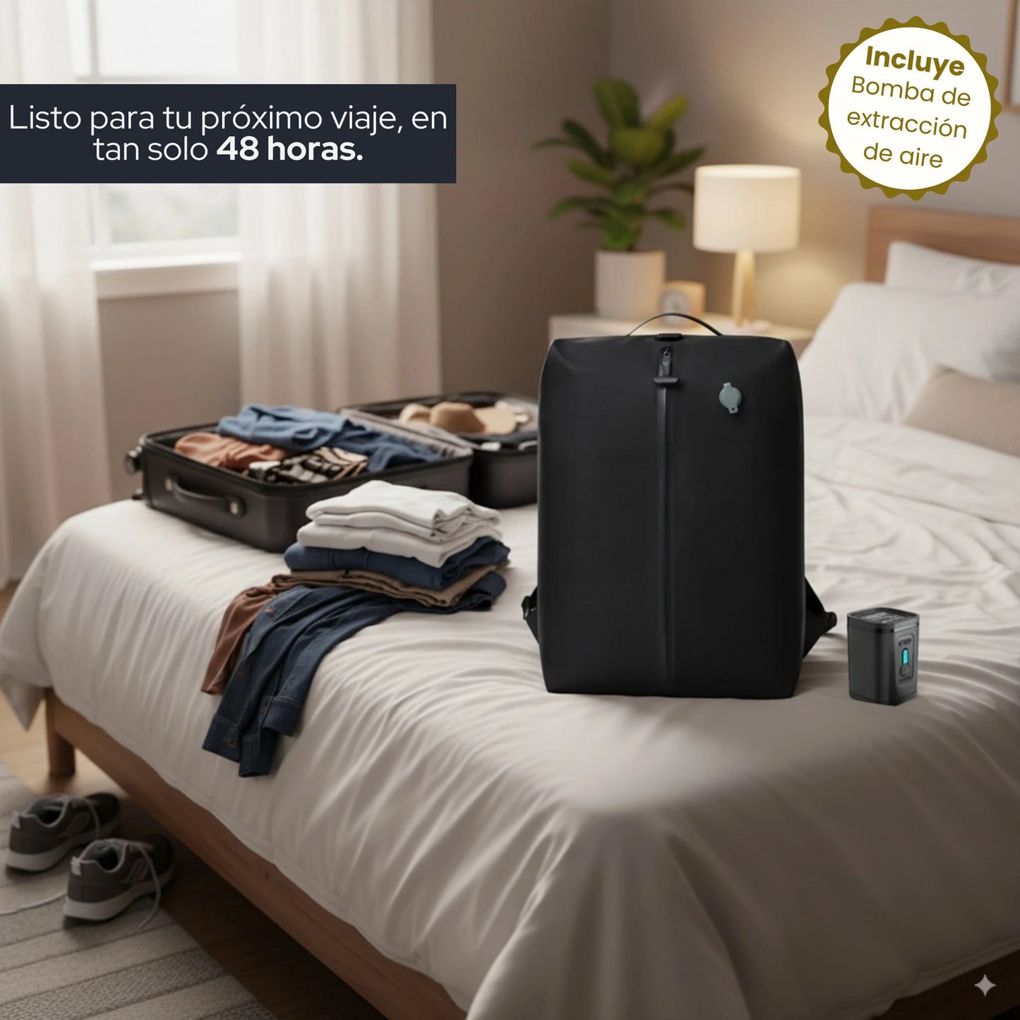 Bolsa de vacío Y Bomba de extracción- Nomad Kit