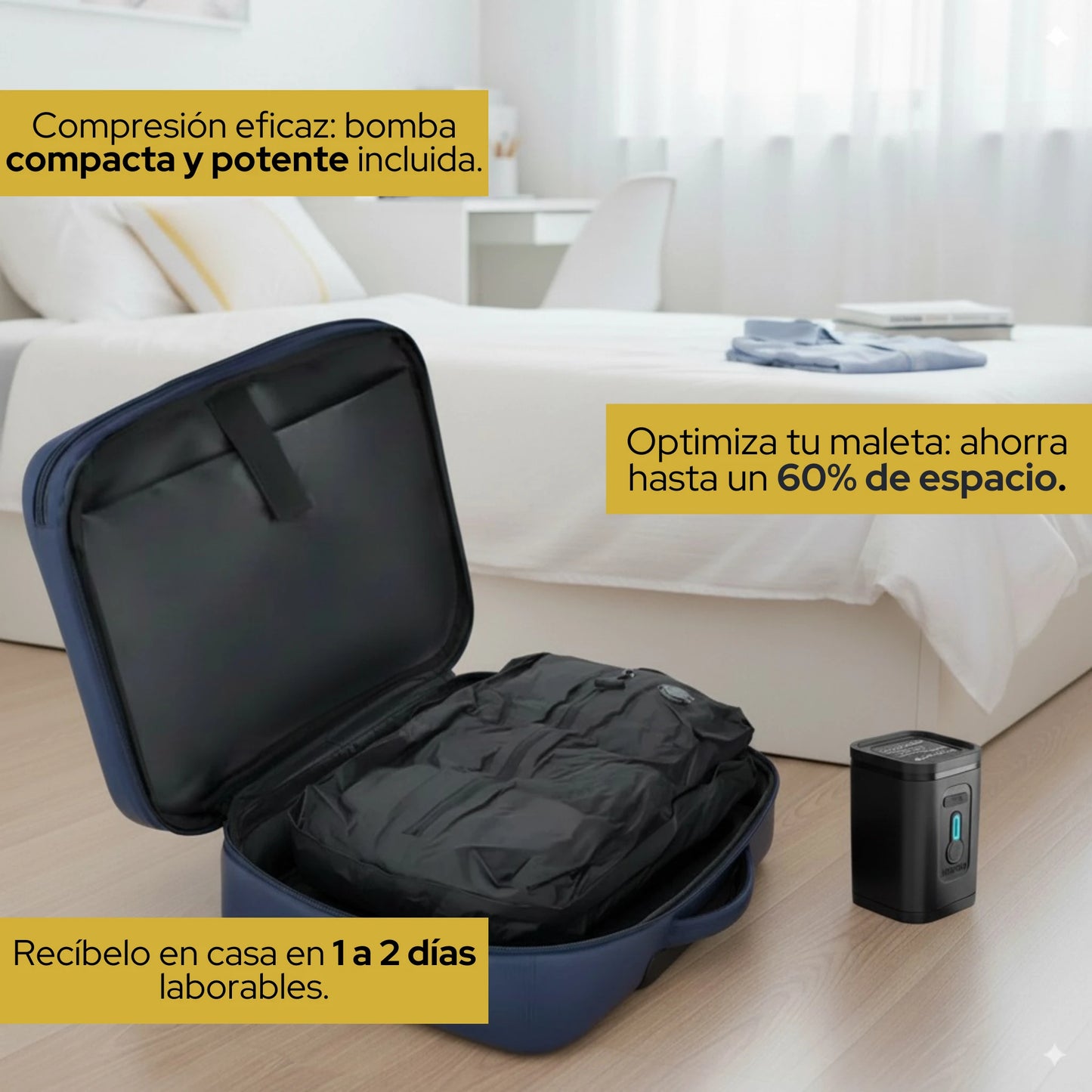 Bolsa de vacío Y Bomba de extracción- Nomad Kit